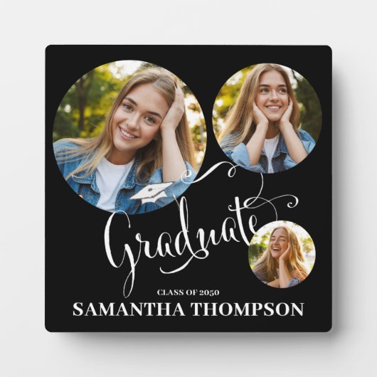 大学院モノクロ写真パーティーデコール フォトプラーク (正面)