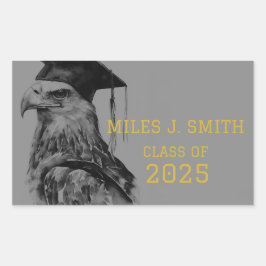 大学院ユニーク封筒用シールシール | イーグル 長方形シール