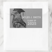 大学院ユニーク封筒用シールシール | イーグル 長方形シール (バッグ)