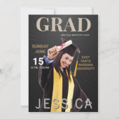 大学院ユニーク誌カバー写真パーティー招待員 招待状 (正面)