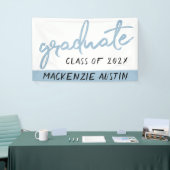 大学院ライトブルー |ロビンエッグブラシ 横断幕 (トレードショー)