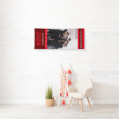 大学院レッドブルゴーニュ写真卒業 横断幕 (インサイチュ)