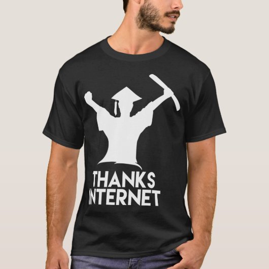 大学院修了おめでとう ギフト 面白い Tシャツ (正面)