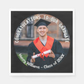 大学院写真エレガント研究科スタイリッシュカスタム スタンダードランチョンナプキン (正面)