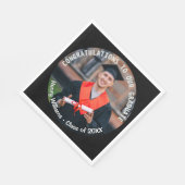 大学院写真エレガント研究科スタイリッシュカスタム スタンダードランチョンナプキン (角)