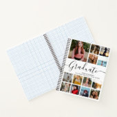 大学院写真コラージュ卒業 ノートブック (内部)