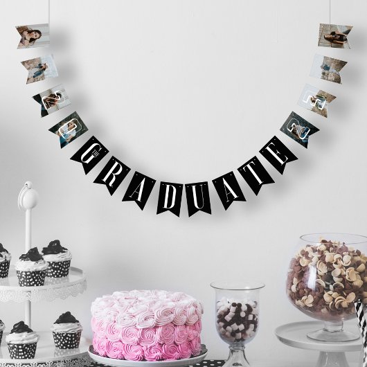 大学院写真コラージュ研究年度パーティー バンティングフラッグ