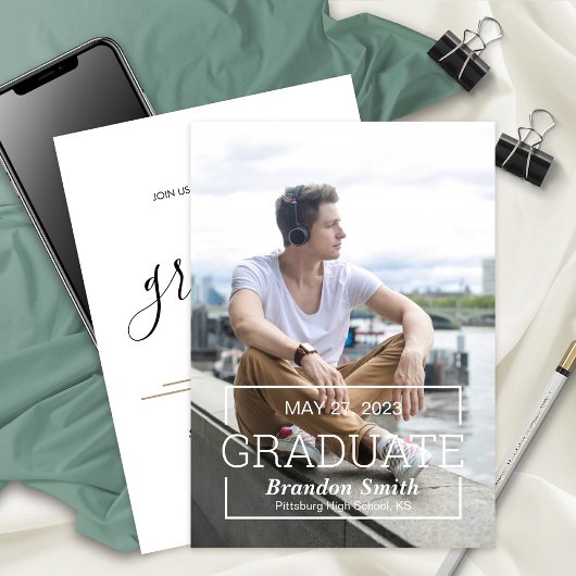 大学院写真パーティの招待状 案内状