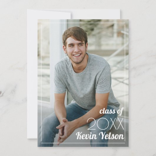 大学院写真修了会 招待状 (正面)