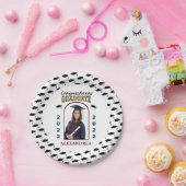 大学院写真卒業おめでとうカスタム ペーパープレート (パーティー)