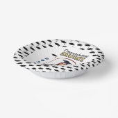 大学院写真卒業おめでとうカスタム ペーパーボウル (傾斜あり)