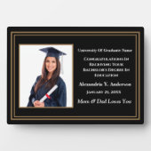 大学院写真学校賞カスタム フォトプラーク (正面)