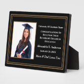 大学院写真学校賞カスタム フォトプラーク (側面)
