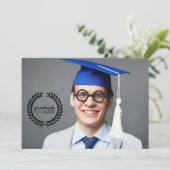 大学院写真招待状 招待状 (スタンド正面)