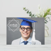 大学院写真招待状 招待状 (スタンド正面)