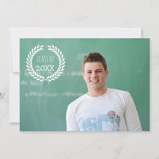 大学院写真招待状 招待状 (正面)