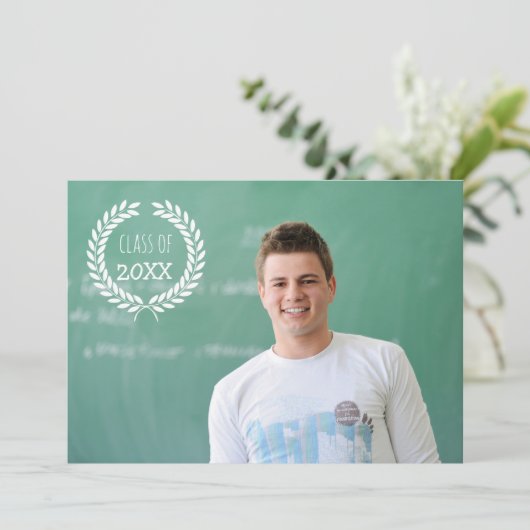 大学院写真招待状 招待状 (スタンド正面)