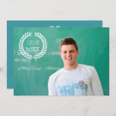 大学院写真招待状 招待状 (正面/裏面)