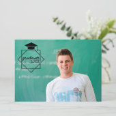 大学院写真招待状 招待状 (スタンド正面)