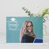 大学院写真招待状 招待状 (スタンド正面)