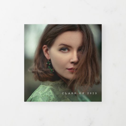 大学院写真数々の3回発表 三つ折り案内状 (カバー)