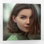 大学院写真数々の3回発表 三つ折り案内状 (内部最初)