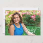 大学院写真書道エレガント2編 招待状 (正面)