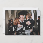 大学院写真水彩植物学フローラ モダン 案内状 (正面)