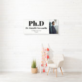 大学院写真PhD卒業 横断幕 (インサイチュ)