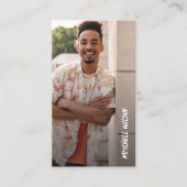 大学院写真QRコード コーリングカード (正面)