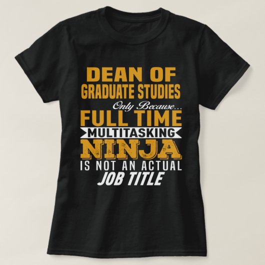 大学院勉強長 Tシャツ (デザイン正面)