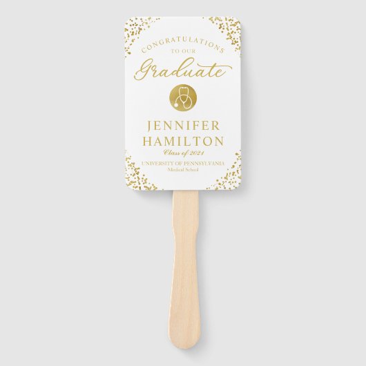 大学院医学系研究科おめでとうございます ハンドファン (正面)