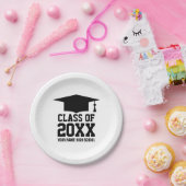 大学院卒業生プレート ペーパープレート (パーティー)