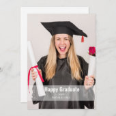 大学院卒業記念発表 案内状 (正面/裏面)