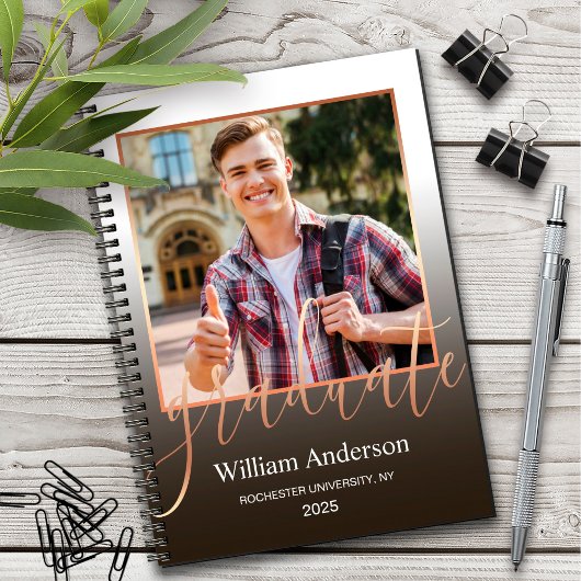 大学院大学写真パーティの招待状 ノートブック