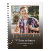 大学院大学写真パーティの招待状 ノートブック (正面)