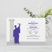 大学院招待状 招待状 (スタンド正面)