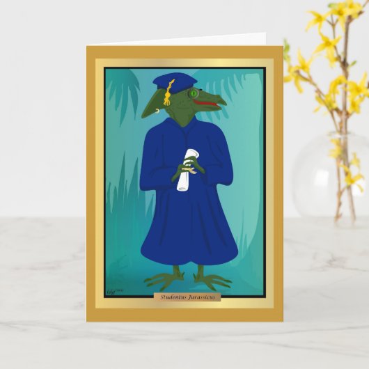 『大学院時代恐竜カード』 カード (黄色い花)