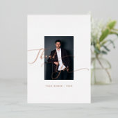 大学院書道ありエレガントがとう 箔シーズンカード (立ち正面)