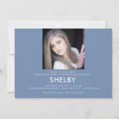 大学院書道 | 2フォト卒業 招待状 (裏面)