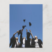 大学院生がモルタル板を投げ 案内ポストカード (正面)