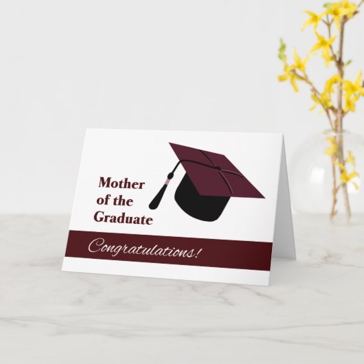 大学院生のお祝い カード (黄色い花)