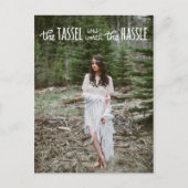 大学院生のかわいい脚本 | 写真の日付を保存 案内ポストカード (正面)