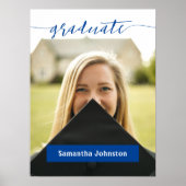 大学院生の写真モダンポスター ポスター (正面)