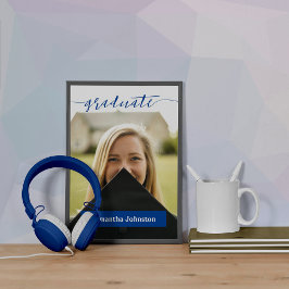 大学院生の写真モダンポスター ポスター