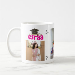 大学院生の名前と写真を添えたマグカップ | カスタマイズ コーヒーマグカップ
