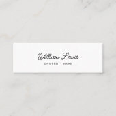 大学院生スクリプトのミニマルQRコード スキニー名刺 (正面)