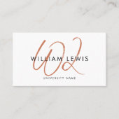 大学院生テラコッタスクリプトQRコード 名刺 (正面)