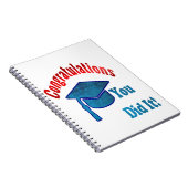 大学院生向け卒業スパイラルノート ノートブック (右側)