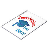 大学院生向け卒業スパイラルノート ノートブック (左側)